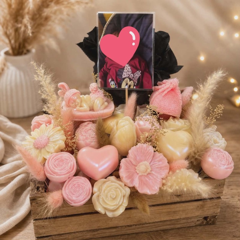 Bouquet de fleurs éternelles (personnalisés)