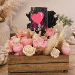 Bouquet de fleurs éternelles (personnalisés)