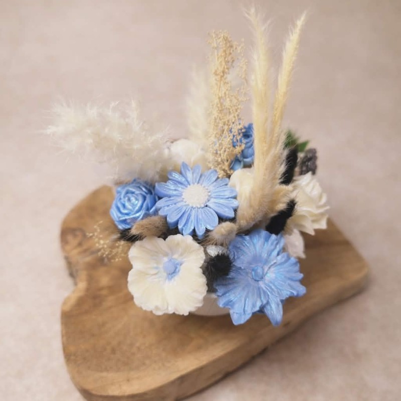 Bouquet de fleurs éternelles (moyen)