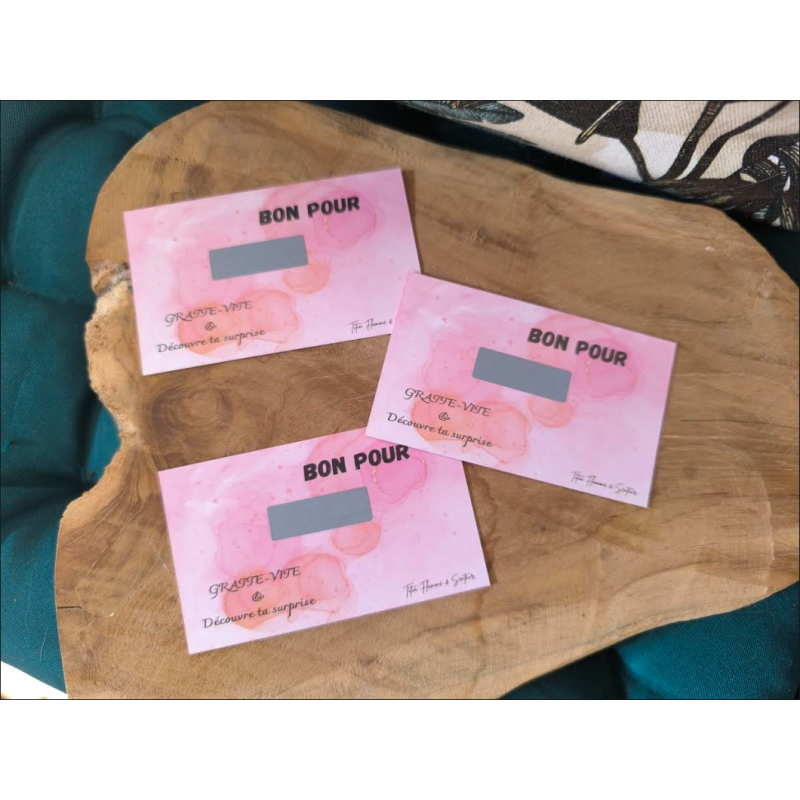 Carte à gratter