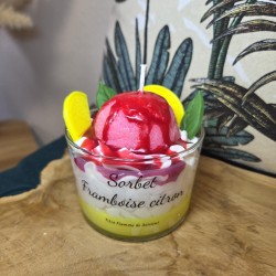 Sorbet framboise citron