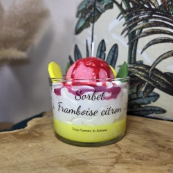 Sorbet framboise citron